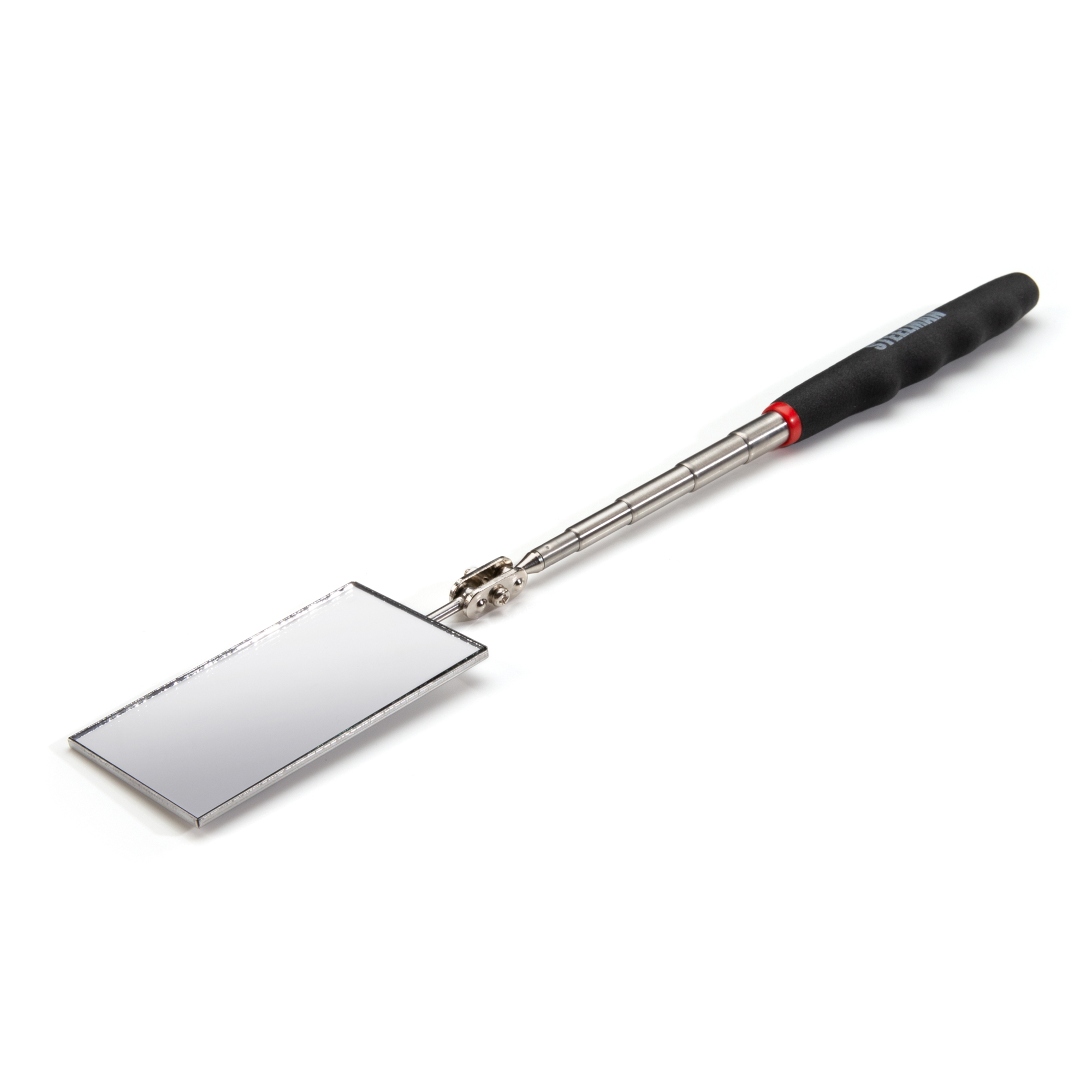 STEELMAN 30-Inch Telescoping 2-Inch x 3.5-Inch Inspection Mirror, Model# 41817